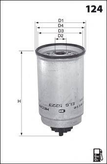 Фильтр топливный G48 MECAFILTER