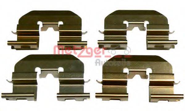 109-1780 METZGER Комплектующие, колодки дискового тормоза 109-1780 METZGER