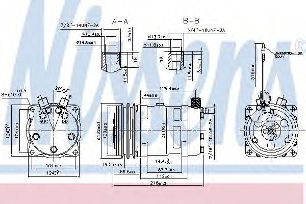 Компрессор 89869 NISSENS