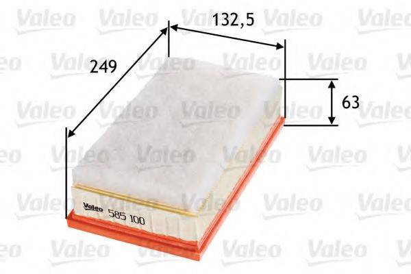 Фильтр воздушный 585100 VALEO