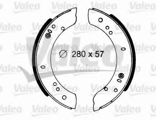 Комплект тормозных колодок 562035 VALEO