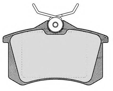 Комплект тормозных колодок, дисковый тормоз RA.0348.0 RAICAM