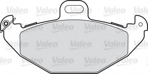 Комплект тормозных колодок, дисковый тормоз 598328 VALEO
