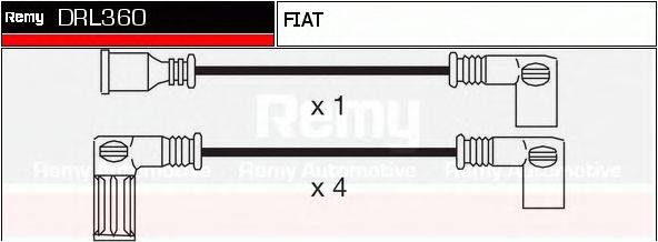 DRL360 REMY Комплект проводов зажигания DRL360 REMY