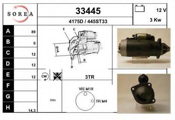 Стартер 33445 EAI