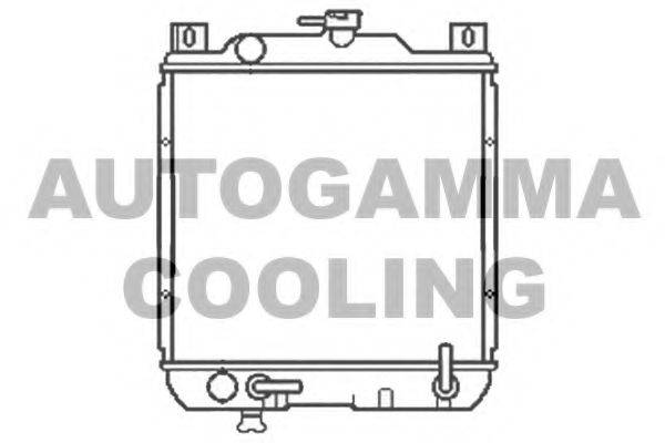Радиатор, охлаждение двигателя 102331 AUTOGAMMA