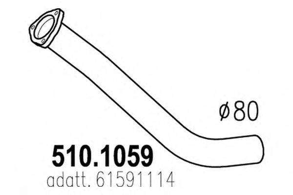 Трубка 510.1059 ASSO