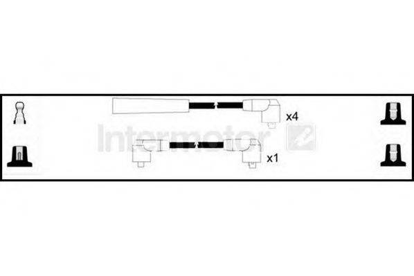 Комплект проводов зажигания 76307 STANDARD