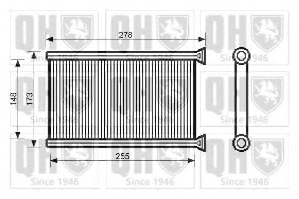 Теплообменник QHR2235 QUINTON HAZELL