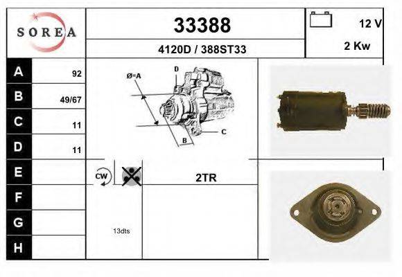 Стартер 33388 EAI