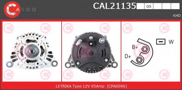 Генератор CAL21135GS CASCO