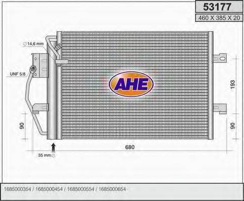 Конденсатор, кондиционер 53177 AHE