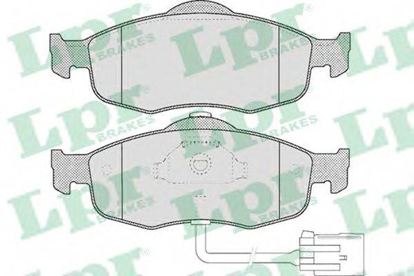 Комплект тормозных колодок, дисковый тормоз 05P461 LPR