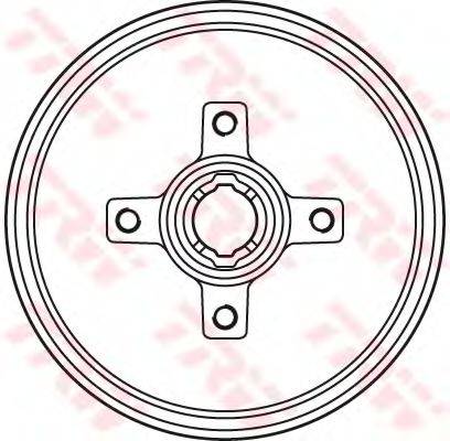 Тормозной барабан DB4134BR TRW