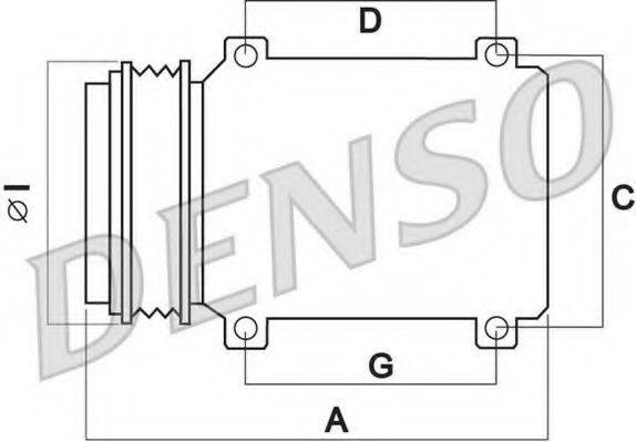 Компрессор, кондиционер DCP05022 DENSO