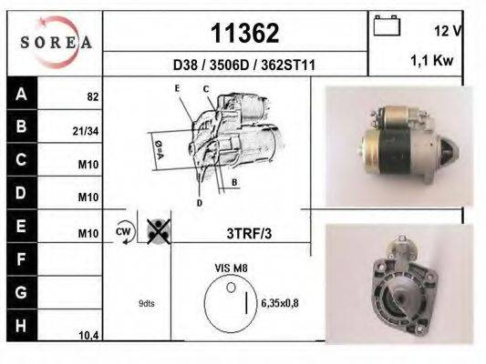 Стартер 11362 EAI