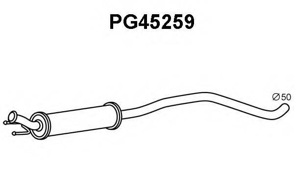 Предглушитель выхлопных газов PG45259 VENEPORTE