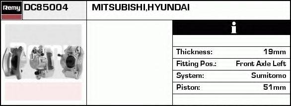 Тормозной суппорт DC85004 REMY