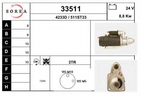 Стартер 33511 EAI