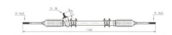Рулевой механизм VO4004 GENERAL RICAMBI