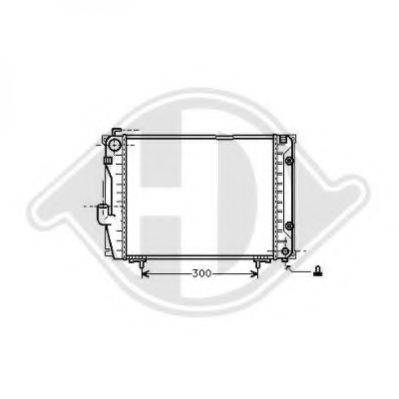 Радиатор, охлаждение двигателя 8501226 DIEDERICHS