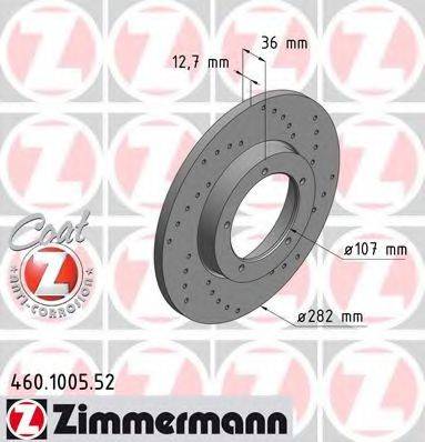 Тормозной диск 460.1005.52 ZIMMERMANN