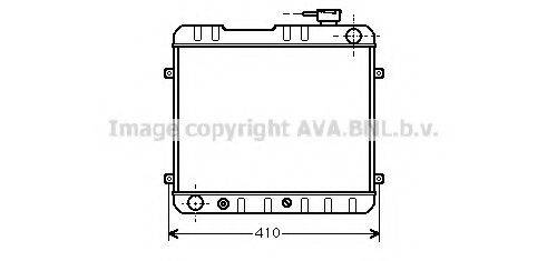 Радиатор, охлаждение двигателя FT2145 AVA QUALITY COOLING