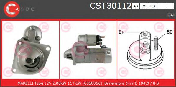 Стартер CST30112RS CASCO