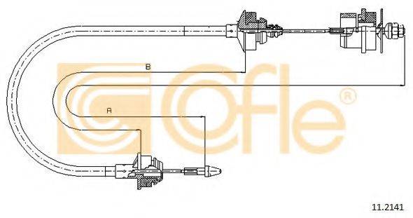 Трос, управление сцеплением 11.2141 COFLE