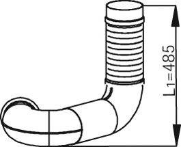Труба выхлопного газа 53123 DINEX