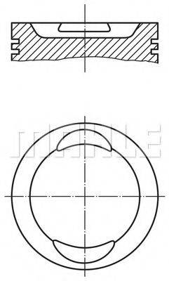 Поршень 029 73 00 MAHLE ORIGINAL