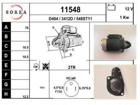 Стартер 11548 EAI