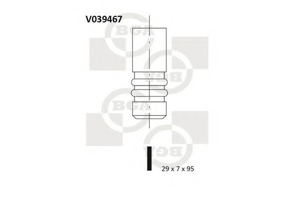 Выпускной клапан V039467 BGA