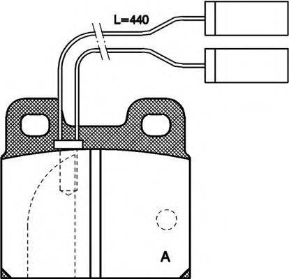 Комплект тормозных колодок, дисковый тормоз BPA0005.01 OPEN PARTS