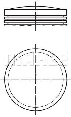 Поршень 279 15 00 MAHLE ORIGINAL
