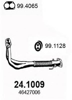 Труба выхлопного газа 24.1009 ASSO