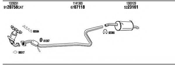 Система выпуска ОГ FOH17702 WALKER