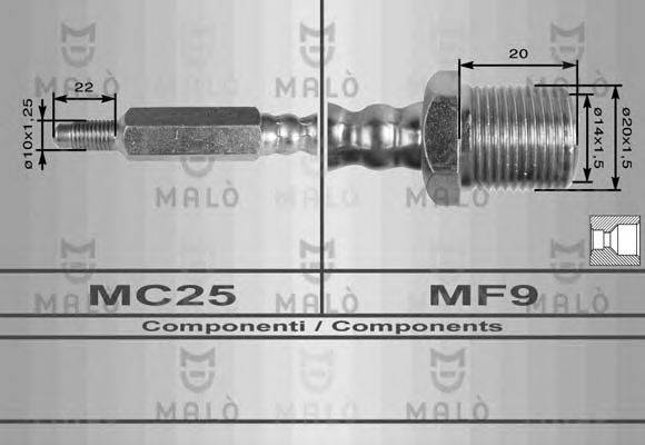 Шлангопровод 8334 MALO