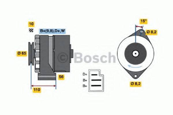 Генератор 0 986 033 350 BOSCH