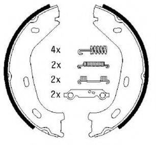 Комплект тормозных колодок, стояночная тормозная система