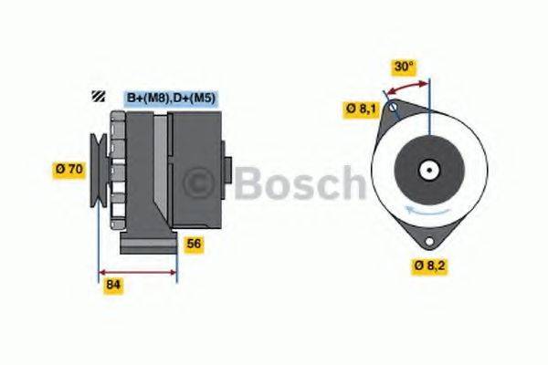 Генератор 0 986 035 841 BOSCH