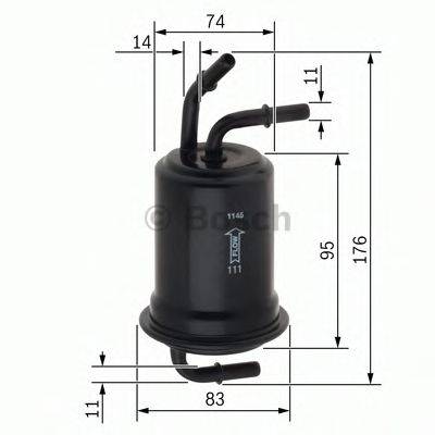 Фильтр топливный F 026 403 012 BOSCH