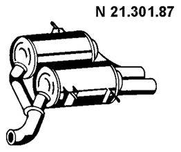 Глушитель выхлопных газов конечный 21.301.87 EBERSPACHER