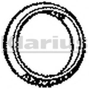 Уплотнительное кольцо, труба выхлопного газа 410333 KLARIUS