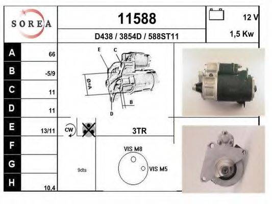 Стартер 11588 EAI