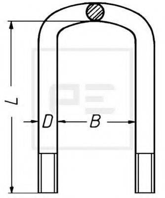 Стремянка рессоры 045.005-00A PE Automotive