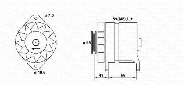 Генератор 943356148010 MAGNETI MARELLI