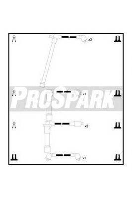 Комплект проводов зажигания OES690 STANDARD