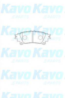 Комплект тормозных колодок, дисковый тормоз BP-9142 KAVO PARTS