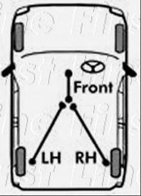 Трос, стояночная тормозная система FKB1972 FIRST LINE